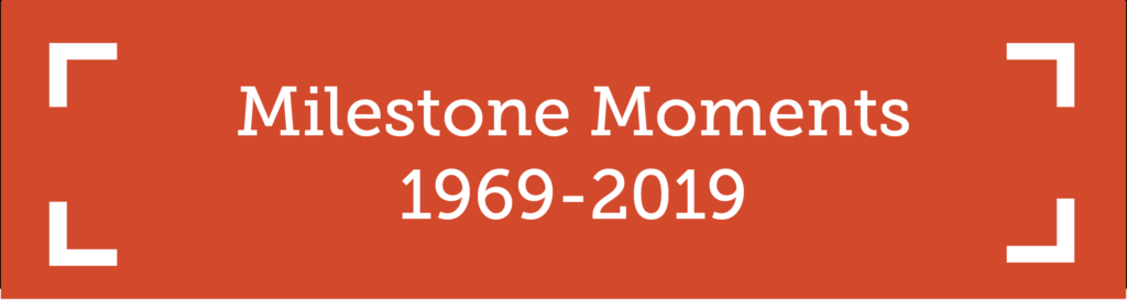 Milestone Moments 1969-2019