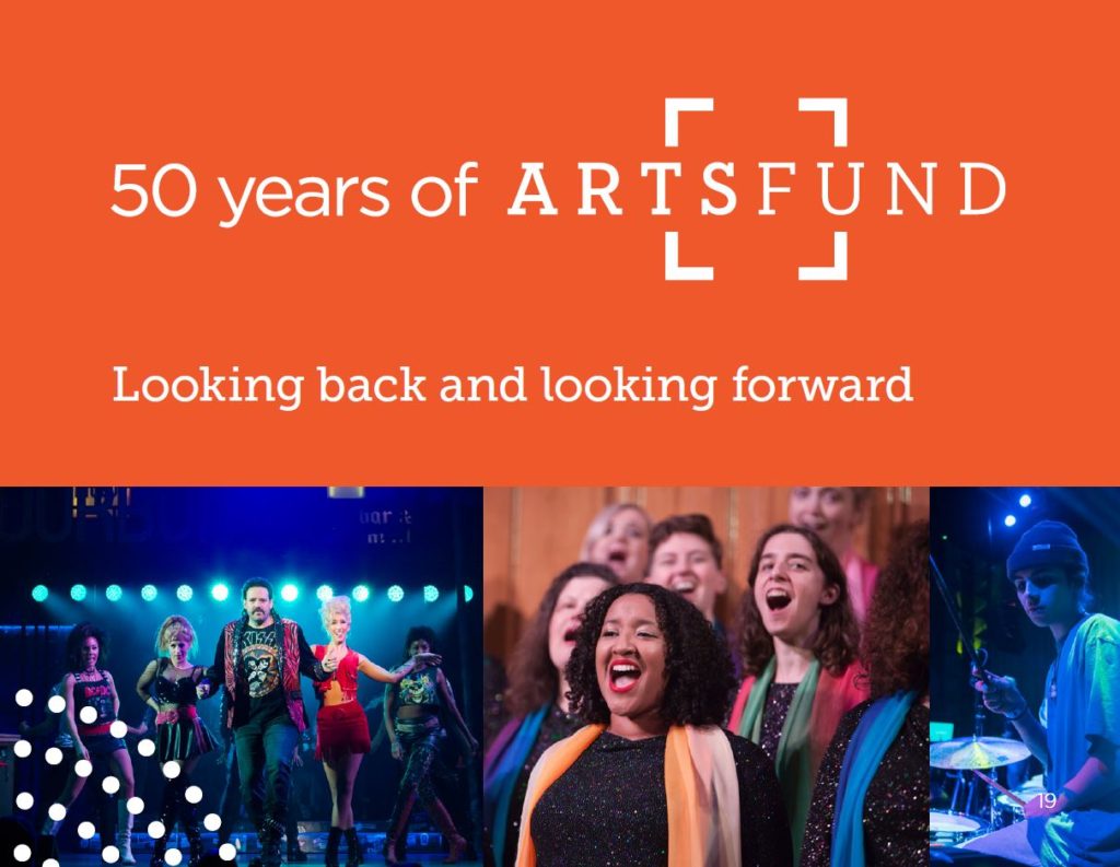 ArtsFund 50 years section cover