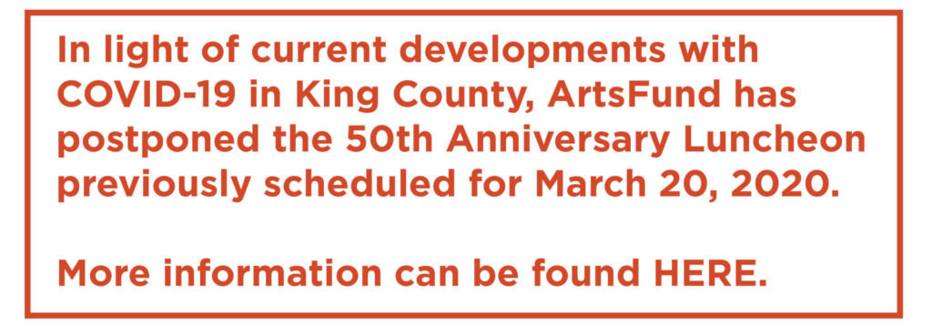 ArtsFund's Luncheon has been postponed. Click here for more info.