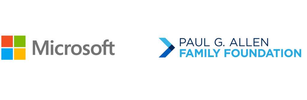 Microsoft and Paul G. Allen Family Foundation logo.