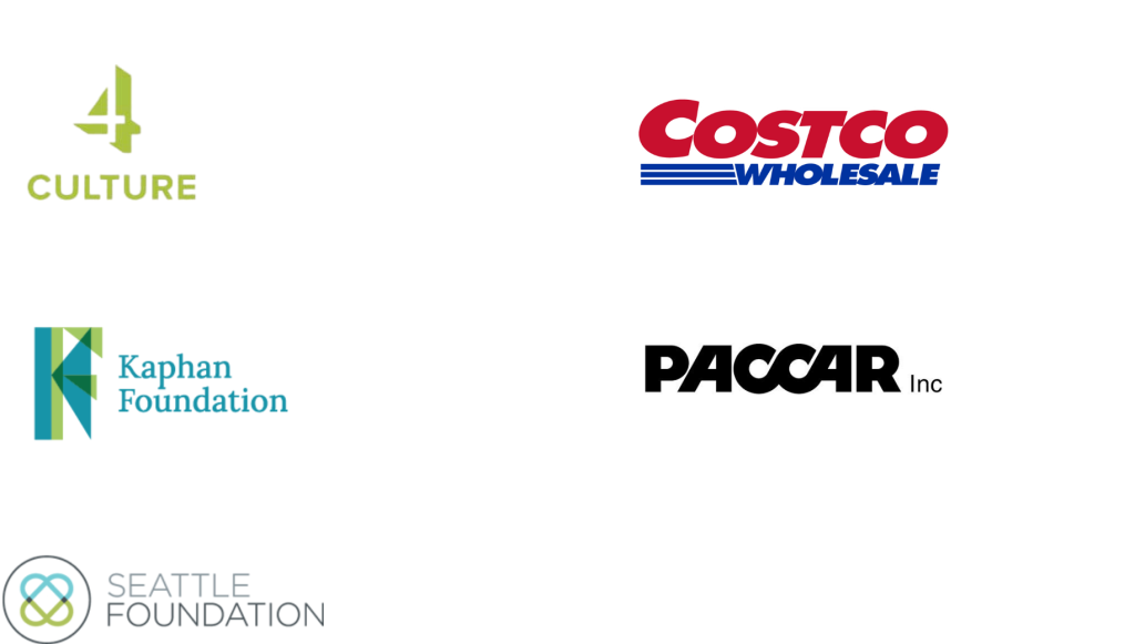 4Culture, Costco, Kaphan Foundation, Paccar Inc., Seattle Foundation